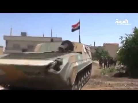 شاهد القوات الحكومية تسعى  للسيطرة على الغوطة