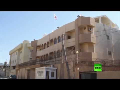 شاهد آثار هجوم لـداعش على السفارة الكورية