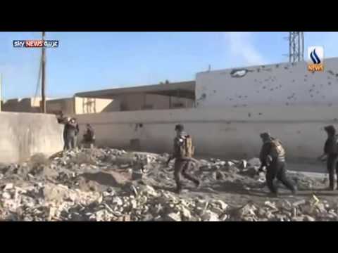 شاهد القوات العراقية تبدأ معركة استعادة البوفراج في الرمادي