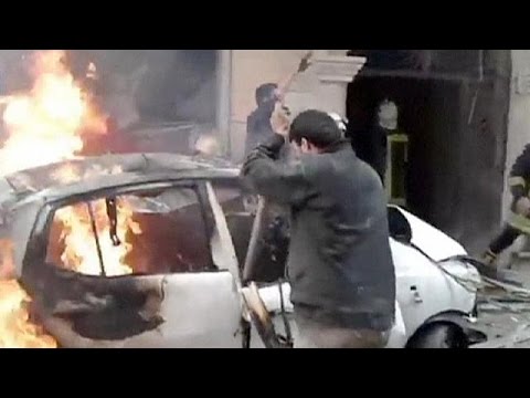 شاهد المعارضة تنسف مبنى المخابرات الجوية