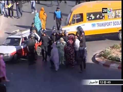 فيديو مسيرة نسائية لـانفصاليين في شوارع العيون