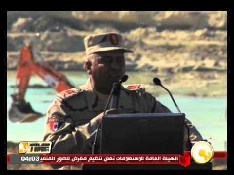 بالفيديو الانتهاء من أعمال الحفر الجاف في مشروع القناة الجديدة