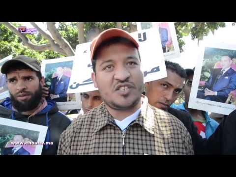 بالفيديو سكان عين حرودة ينظمون وقفة احتجاجية