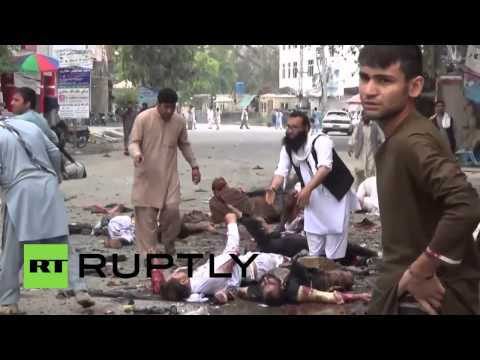 بالفيديو مقتل أكثر من 30 قتيلًا في جلاد آباد