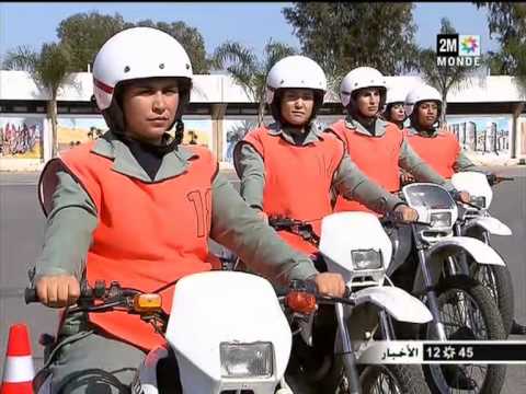 شاهد بدء عمل الدفعة الأولى من شرطيات القنيطرة