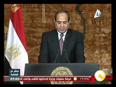 فيديو كلمة الرئيس السيسي بمناسبة عيد تحرير سيناء