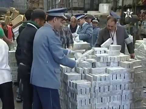 بالفيديو إحباط محاولة تهريب مواد مخدرة في الياغور