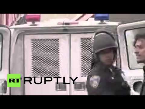 بالفيديو إصابات في صفوف الشرطة الأميركية