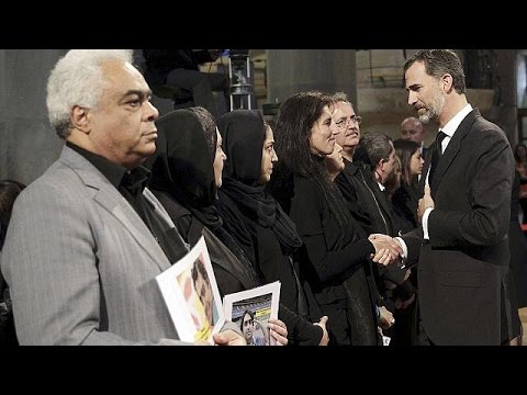 شاهد قداس في برشلونة لتكريم ضحايا غيرمان وينغ