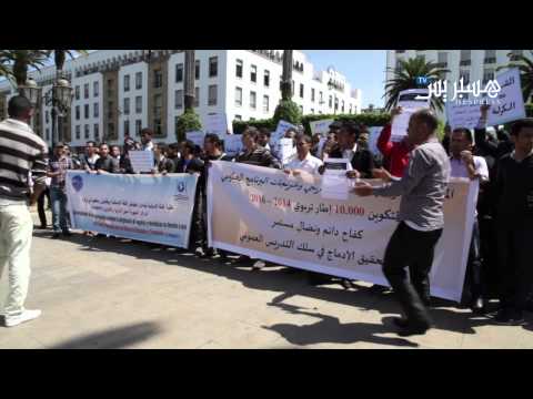 بالفيديو تنظيم وقفة خريجي البرنامج الحكومي