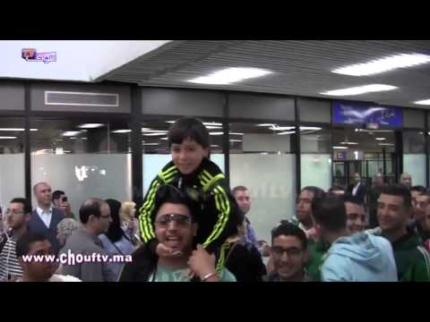 بالفيديو أصغر مشجع رجاوي رافق البعثة إلى الجزائر