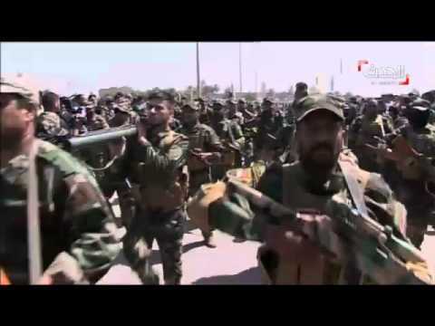 بالفيديو سرايا السلام التابعة لمقتدى الصدر تجري استعراضًا عسكريًا