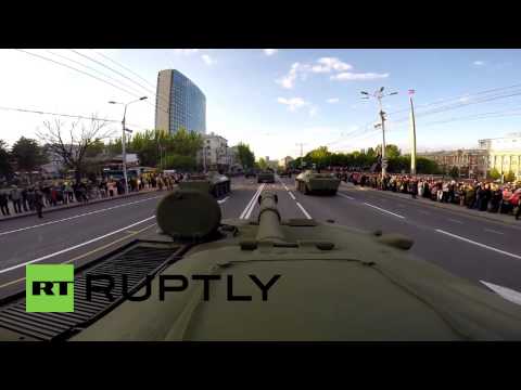 شاهد تجهيزات دونيتسك للاحتفال بعيد النصر