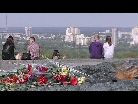 بالفيديو أوكرانيا تحتفل بذكرى الحرب العالمية الثانية في أيار مايو