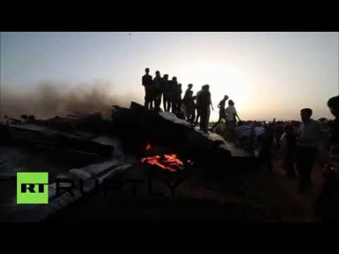 بالفيديو إسقاط طائرة حربية في الزنتان