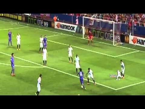 ملخص لمسات صلاح امام اشبيلية في يورباليغ