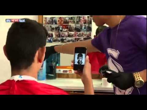 شاهد صورة نيمار تتحول إلى قصة شعر في البرازيل