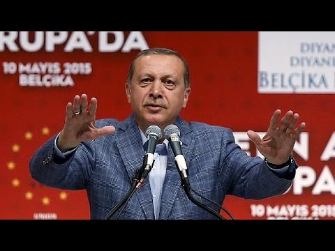 بالفيديو أردوغان يحشد المؤيدين له في ألمانيا