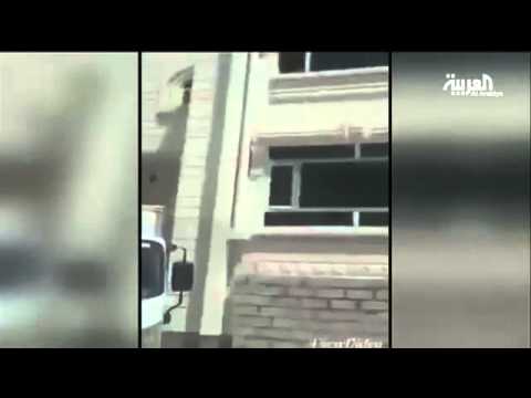 بالفيديو صور جديدة لقصف بيت علي عبد الله صالح