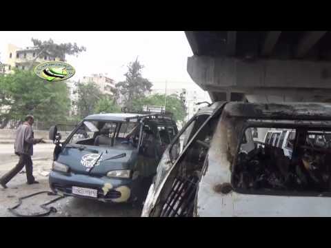 فيديو آثار القصف الجوي على منطقة دوار جسر الحج