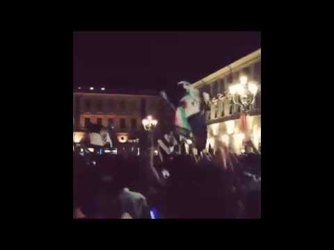 شاهد احتفالات جمهور يوفنتوس عقب مباراة الفريق أمام الريال