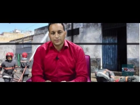 شاهد حريق هائل يلتهم معملًا بمحتوياته عن آخره في الدار البيضاء