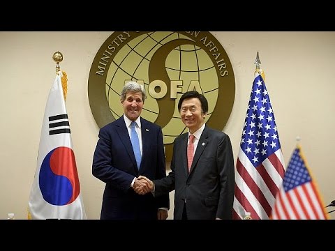 شاهد كيري يزور كوريا الجنوبية لبحث ملف جارتها الشمالية