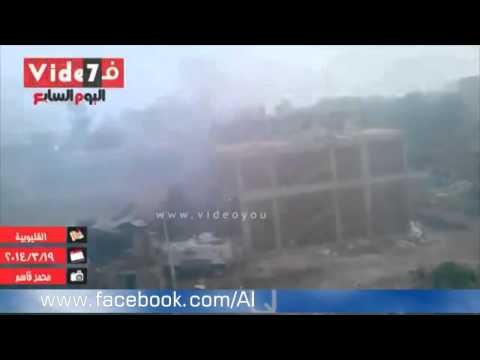 بالفيديو اقتحام قوات الأمن مقر المتطرفين في عرب شركس