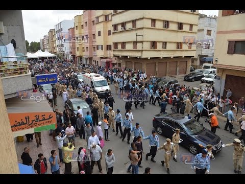 فيديو أقوى لحظات جنازة الطيار المغربي ياسين البحثي