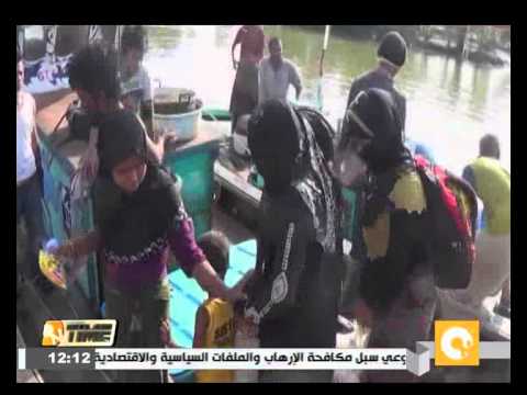 بالفيديو إنقاذ 100 مهاجر على سواحل إندونيسيا