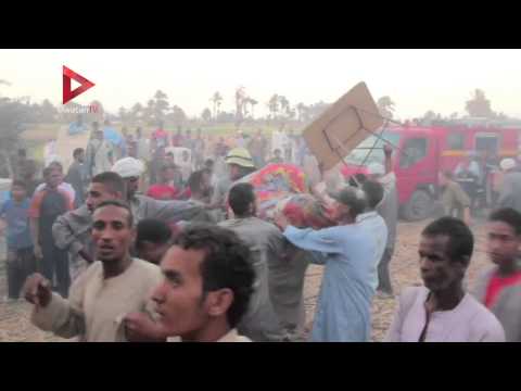 شاهد النار تلتعم 13 منزلًا وتقتل عددًا من المواشي