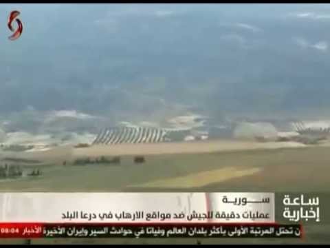 شاهد القوات الحكومية تدك معاقل جبهة النصرة