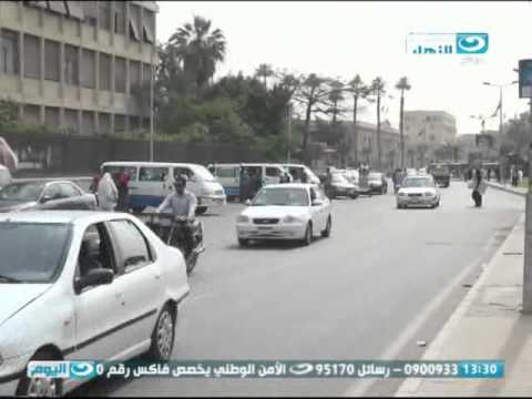 شاهد إصابة شرطيين إثر تفجير مدرعة في العريش