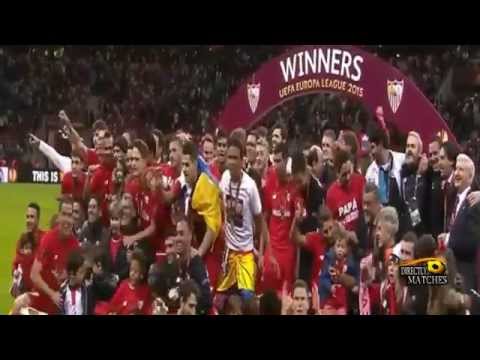 شاهد لحظة تتويج أشبيلية بلقب الدوري الأوروبي