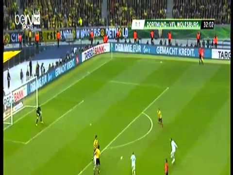 بالفيديو فولفسبورغ يسحق دورتموند بثلاثية