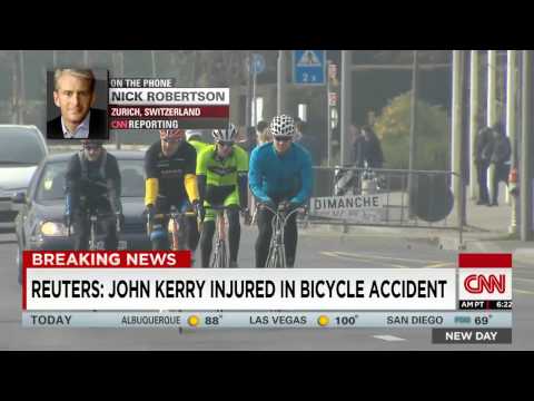 شاهد إصابة وزير الخارجية الأميركي بكسر في الفخذ