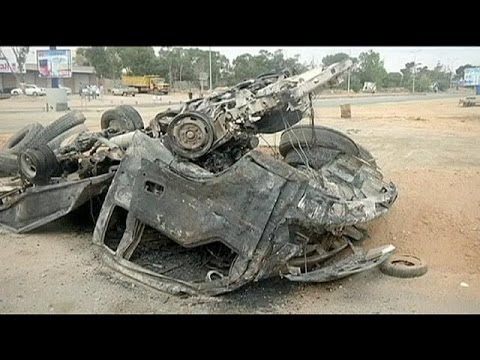 بالفيديو سقوط قتلى وجرحى بسبب هجوم تفجيري في مصراتة