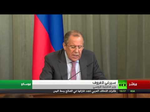 فيديو لافروف يؤكد ضرورة التزام كييف بإجراء حوار مباشر