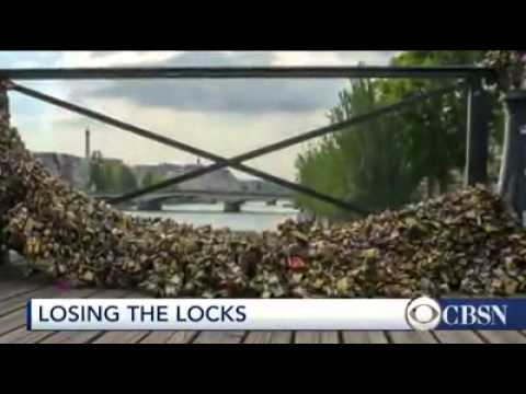 بالفيديو الكاميرا ترصد إزالة أقفال الحب من جسور باريس