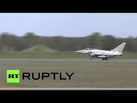 شاهد تدريبات لمقاتلات من دول البلطيق وفنلندا