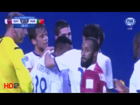 فيديو البرتغال تسحق قطر برباعية
