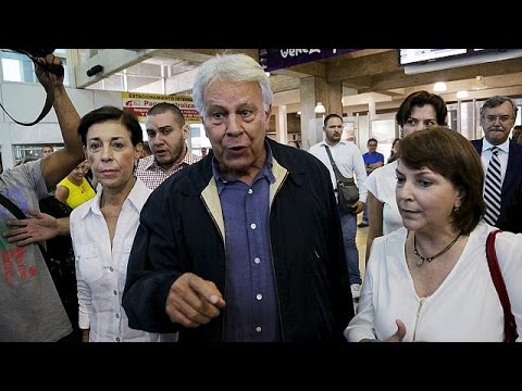 رئيس وزراء الإسباني الأسبق في زيارة لمعارضين في كاراكاس