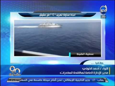 بالفيديو ضبط 250 طن من الحشيش خلال عامين