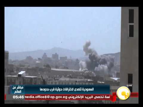 بالفيديو السعودية تتصدى لاختراقات حوثية قرب حدودها