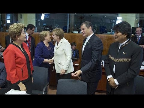 شاهد البدء بأعمال القمة الأوروبية اللاتينية في بروكسل