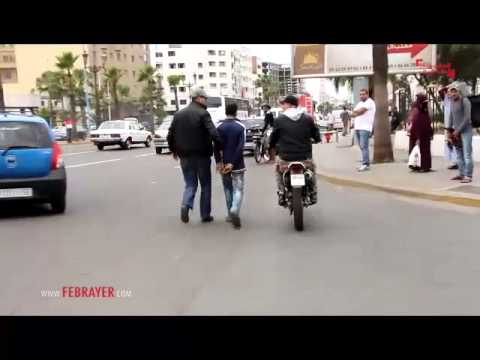 فيديو لحظة القبض على تاجر مواد مخدرة في البيضاء