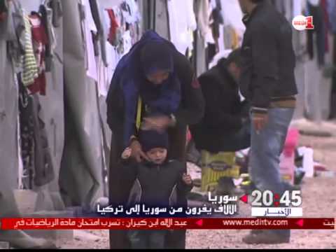 بالفيديو موجات اللاجئين السوريين الفارين إلى تركيا تتزايد