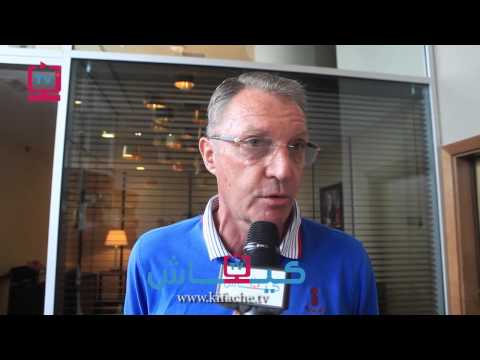 بالفيديو المدرب الجديد لـالرجاء البيضاوي ينفي خوفه