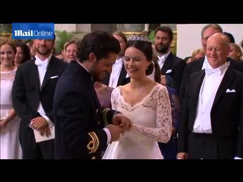 شاهد مراسم زواج أمير سويدي من عارضة أزياء