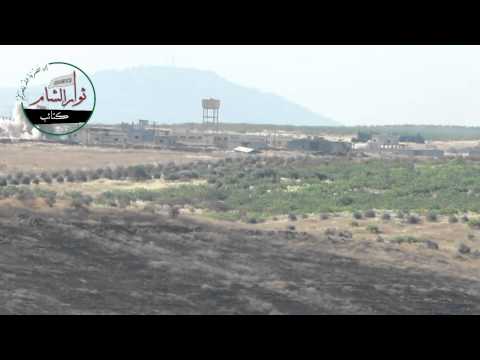 شاهد المعارضة السورية تقصف القوات الحكومية بسلاح جديد